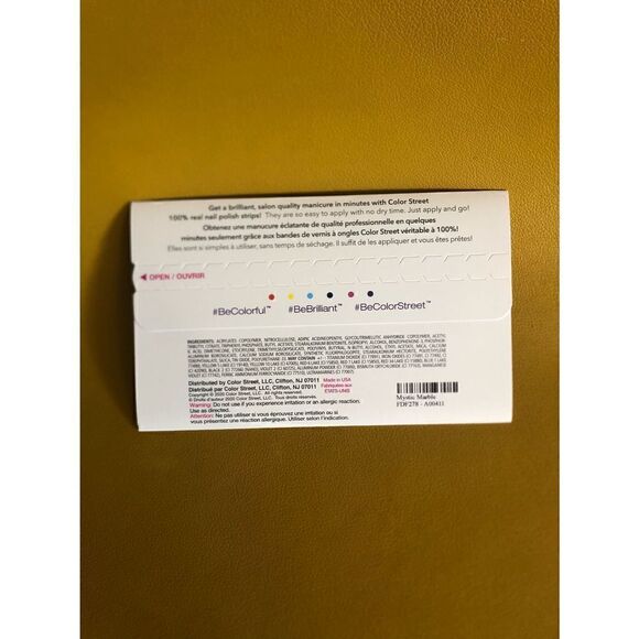 5/$15 SALE Brand New Color Street Mystic Marble Nail Polish Strips Retired Color - Picture 3 of 4